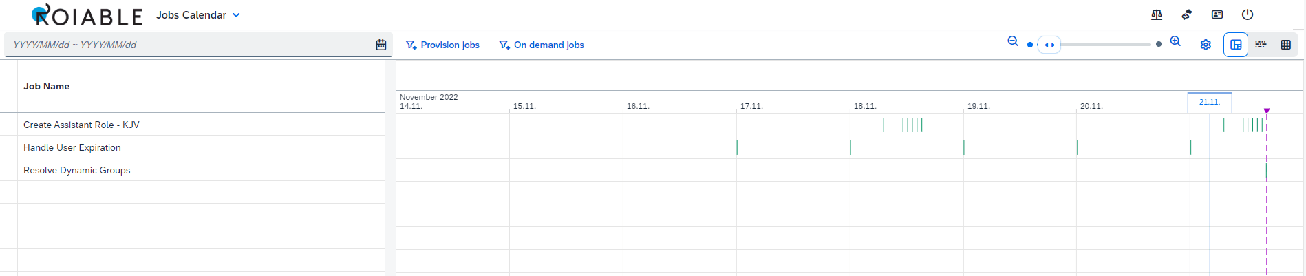 IDM Scheduler